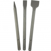 3PCS SDS Max Set PT 300mm, CH 25x300mm,WD chisel 50x300mm