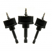 3Pc Set 1 x 20/25/32mm Sheet STL Holesaw CASTL BIM8% Cobalt
