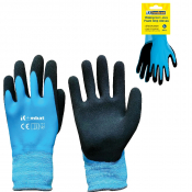 Waterproof Foam Latex  Grip Gloves 1PR Size9(L) MOQ-6PR